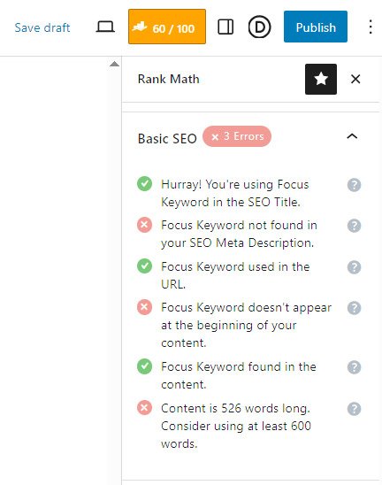 Divi 5 and RankMath