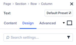 Divi 5 Settings Search And Filtering